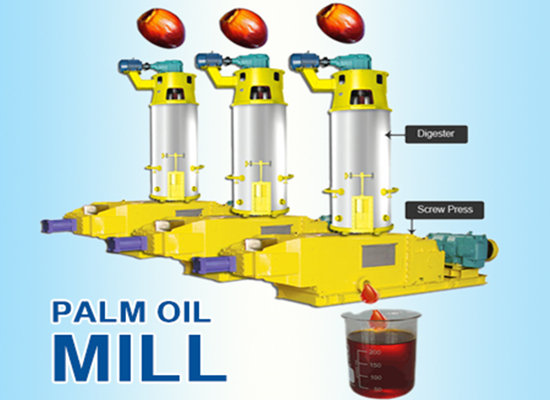 Automatic palm oil press machine