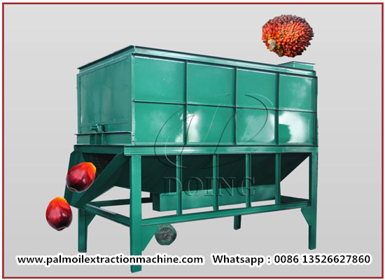 Palm fruit threshing machine