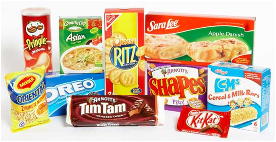 Products with palm oil